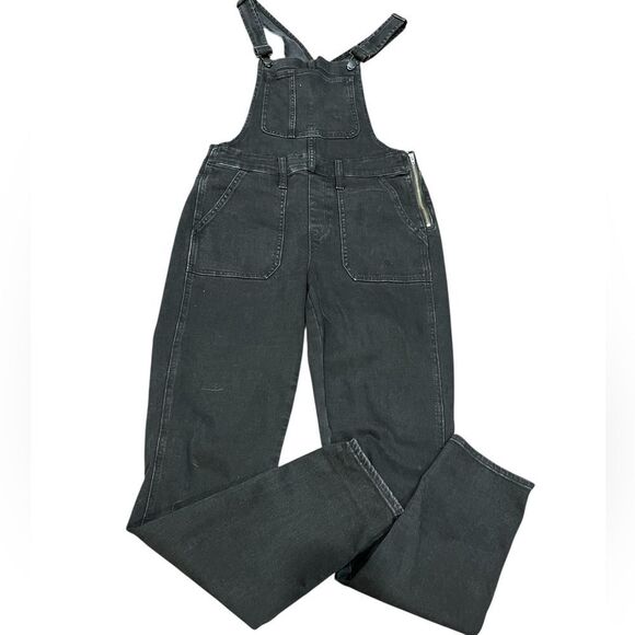 Madewell black denim overalls size small NWOT - Picture 1 of 11